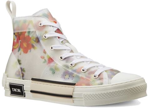 dior floral high top